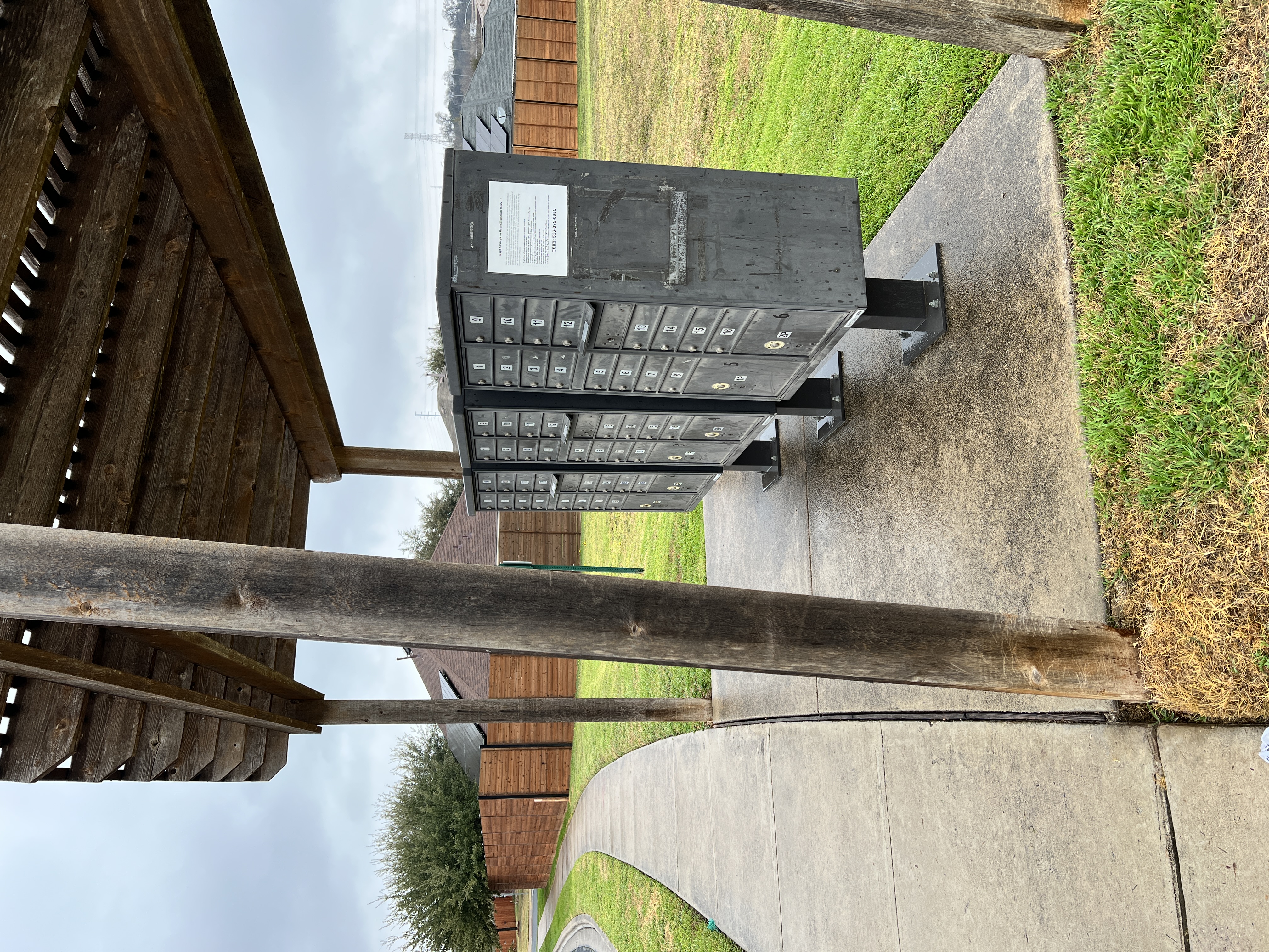 Pergola before repair